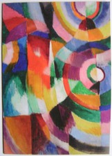 SONIA DELAUNAY  - Carton d invitation - 2014