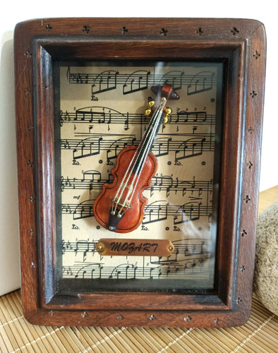 Cadre vintage mozart avec - vintage,