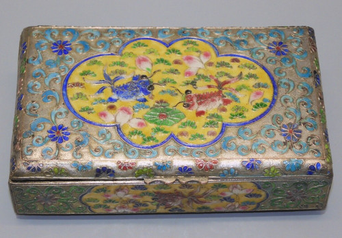 Boite email cloisonne chine - -boite,
