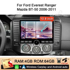 10.8" Car Radio GPS Navi Carplay For Ford Everest Ranger Mazda BT-50 2006-2011