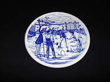 ASSIETTE PORCELAINE SIGNE BOCH MLR ROYALE  LA LOUVIERE  JEU BEUGELEN  TBE