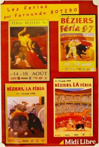 Affiche les ferias - les, botero