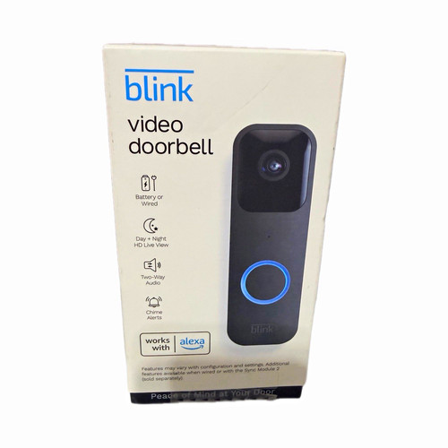 Blink video doorbell black - blink,
