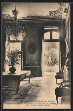 Old postcard Paris, Maison de Santé Velpeau, 7 Rue de la Chaise, Salon Louis XV., view on 