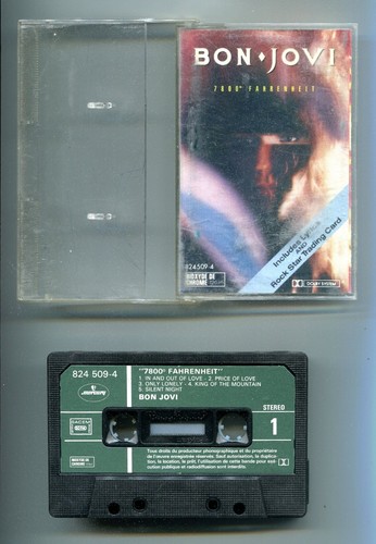 Cassette audio bon jovi - -,