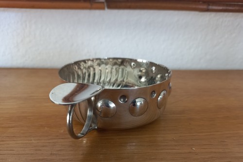 Tastevin métal argenté - mÉtal,