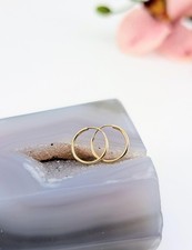 Boucles d'oreilles or créoles