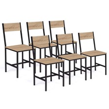 Lot de 6 chaises de cuisine