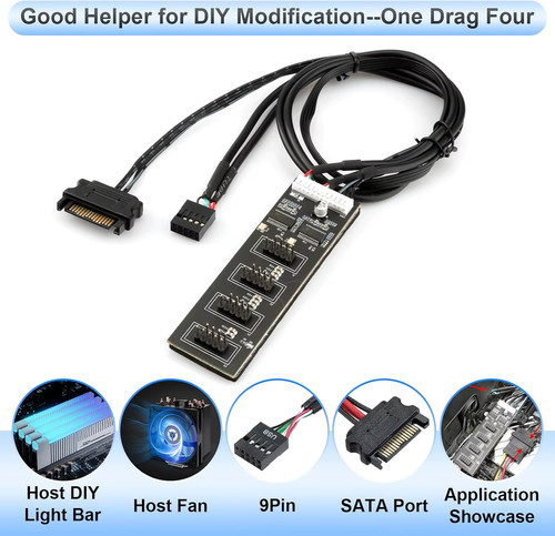 Splitter usb header sata - usb,