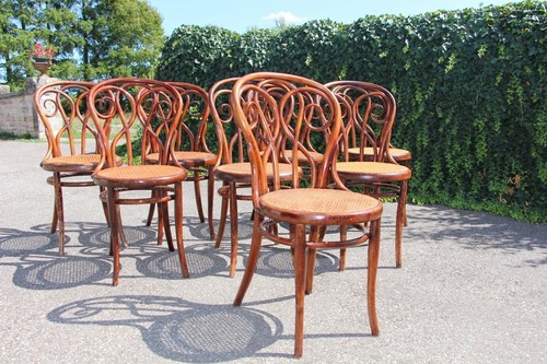 Série chaises bistrot - x8,