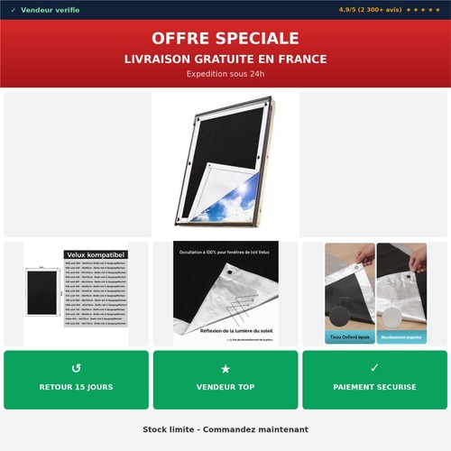 Store occultant sans - , perçage