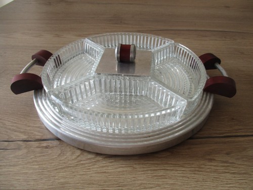 Plateau miroir serviteur - miroir,