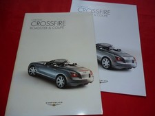 2005 Chrysler Crossfire Roadster + Coupe Black Line SRT6 Brochure + Price List