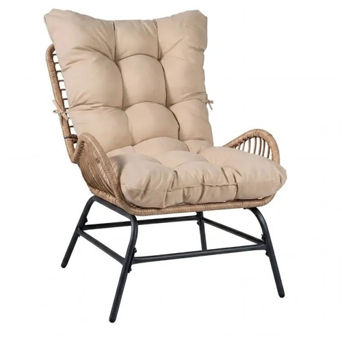 Chaise jardin rotin - de,
