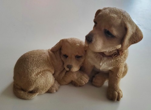 Statue chiots labrador - 2,