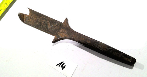 Antique wood drill cooper - , tool