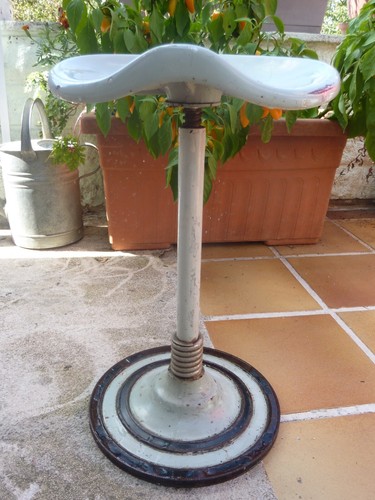 Ancien tabouret médical - ancien,