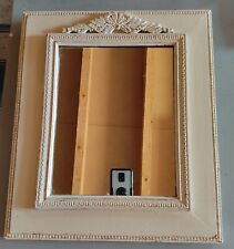Ancien miroir cadre bois avec