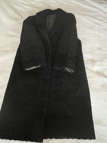 Manteau femme long - noir, uni