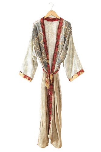 Robe chambre soie - de, en