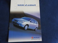 catalogue suzuki liana 2001