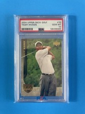 TIGER WOODS 2004 UPPER DECK GOLF #33 PSA 10 GEM MINT POP 36 PGA TOUR HOF