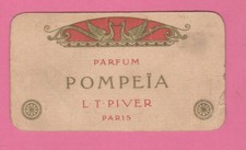 Calendrier parfumé ancien