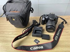 Canon EOS 1100D 12MP Black Digital SLR Camera + Lens, Case, Battery And Card 16G
