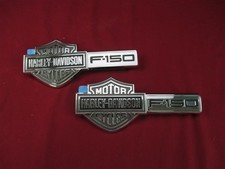 NOS OEM Ford F150 Front Fender Harley Davidson F150 Emblem 2006 - 07 Pair LH RH 