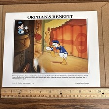 Walt Disney Company Orphan’s Benefit Mickey Mouse Limited Ed Serigraph Cel Ad