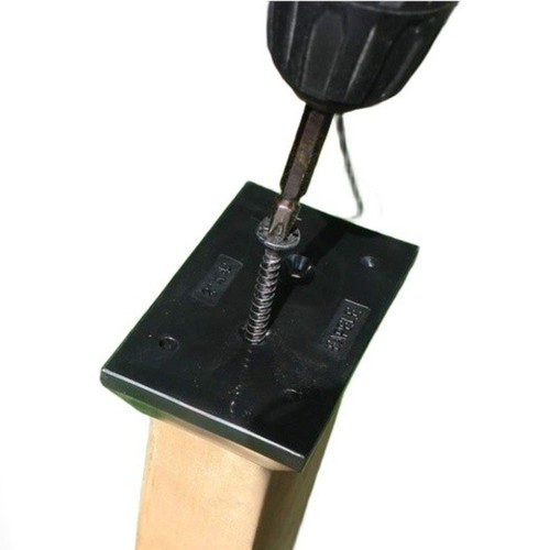 Support ancrage poteau de - de,