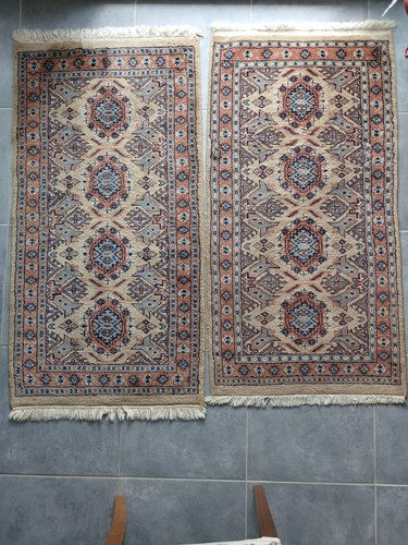 Fait main lot - 2, tapis
