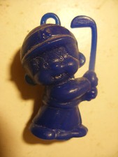 PVC figurine KIKI cadeau surprise lessive BONUX Monchichi Golfeur Bleu Foncé