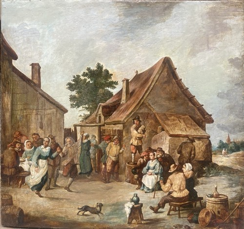 Tableau peinture 18è - peinture,