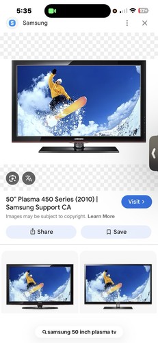 Samsung pn50b450 720p hd - pn50b450,
