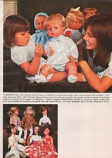 1970 Chantal Goya and Her Daughter Department Store Doll Advertising