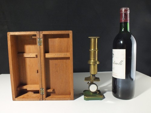 Microscope ancien voyage en - ancien,