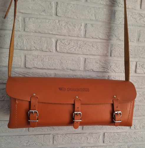 Sacoche vintage facom - en, cuir