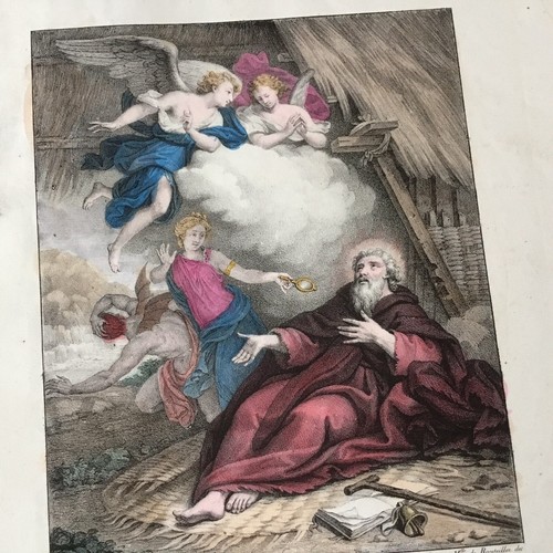 Gravure xixè anges - gravure, saint