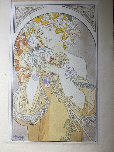 Gravure alphonse mucha art - gravure,