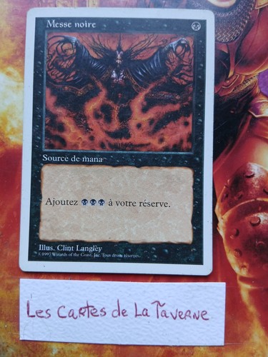 Carte magic messe noire - :,