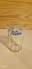 6 verres limonade SLIM anciens