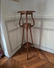 Sellette Art Nouveau en bois