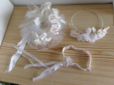 diadème jarretière bouquet