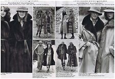 ADVERTISING ADVERTISING 054 1978 REVILLON furs coat (2 pages)