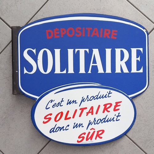 Plaque émaillée ancienne - plaque,