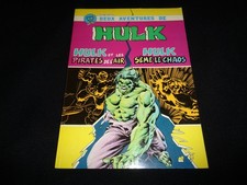 COMICS ALBUM ARTIMA COLOR GEANT DEUX AVENTURES DE HULK / AREDIT EO 1980