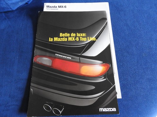 Catalogue depliant mazda 6 - mazda, mx-6