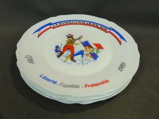 Lot of 5 Vintage ARCOPAL French Revolution Pattern Table Plates