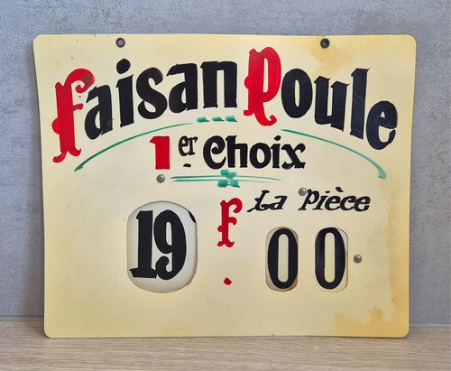 Rare étiquette boucherie - rare,